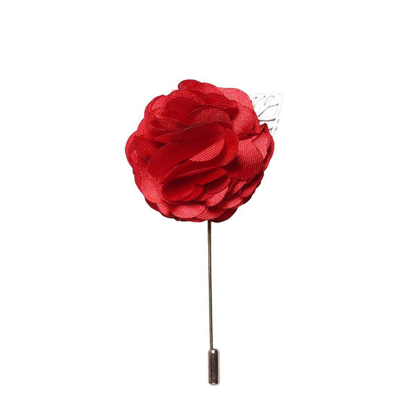 Scarlet Bloom Lapel Pin - TOSSIDO