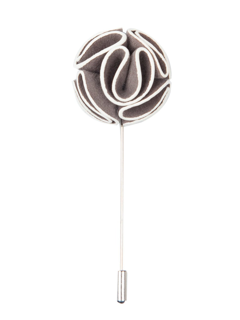 Silver Gem Lapel Pin - TOSSIDO