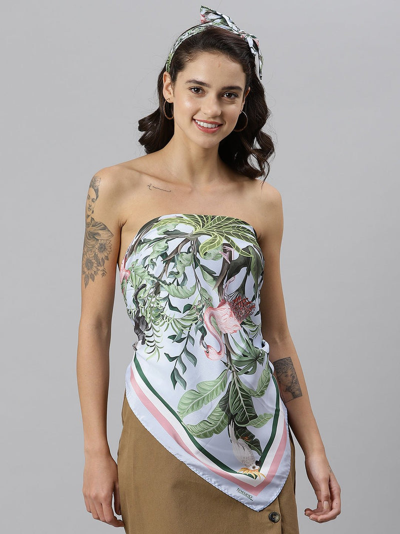 Theistic Scarf & Bag Scarf Set - TOSSIDO
